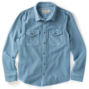 Outerknown Chroma Blanket Men's L/S Button Up - KS Hazy Sea