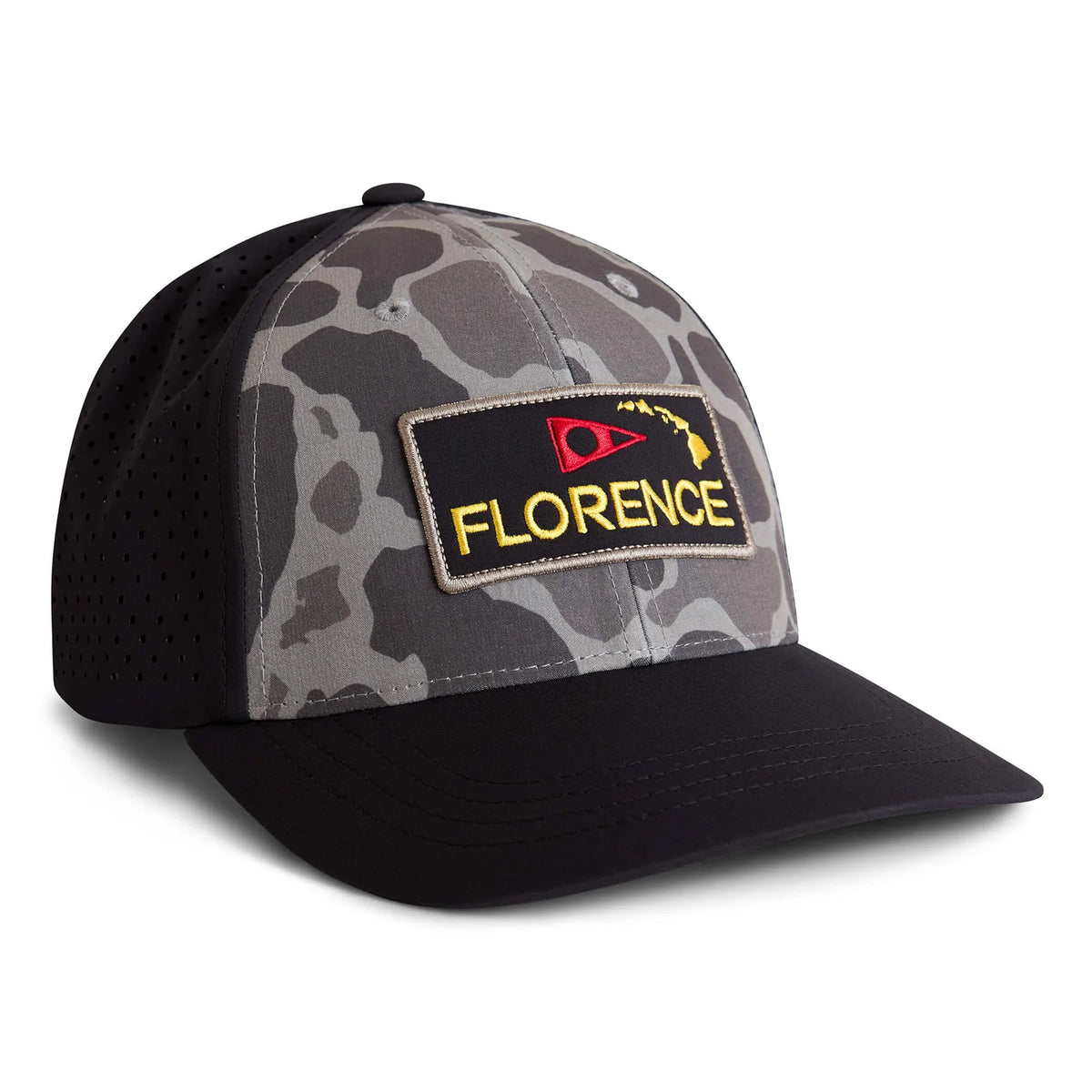 Florence Marine X Camo Airtex Men's Trucker Hat - Overland Camo