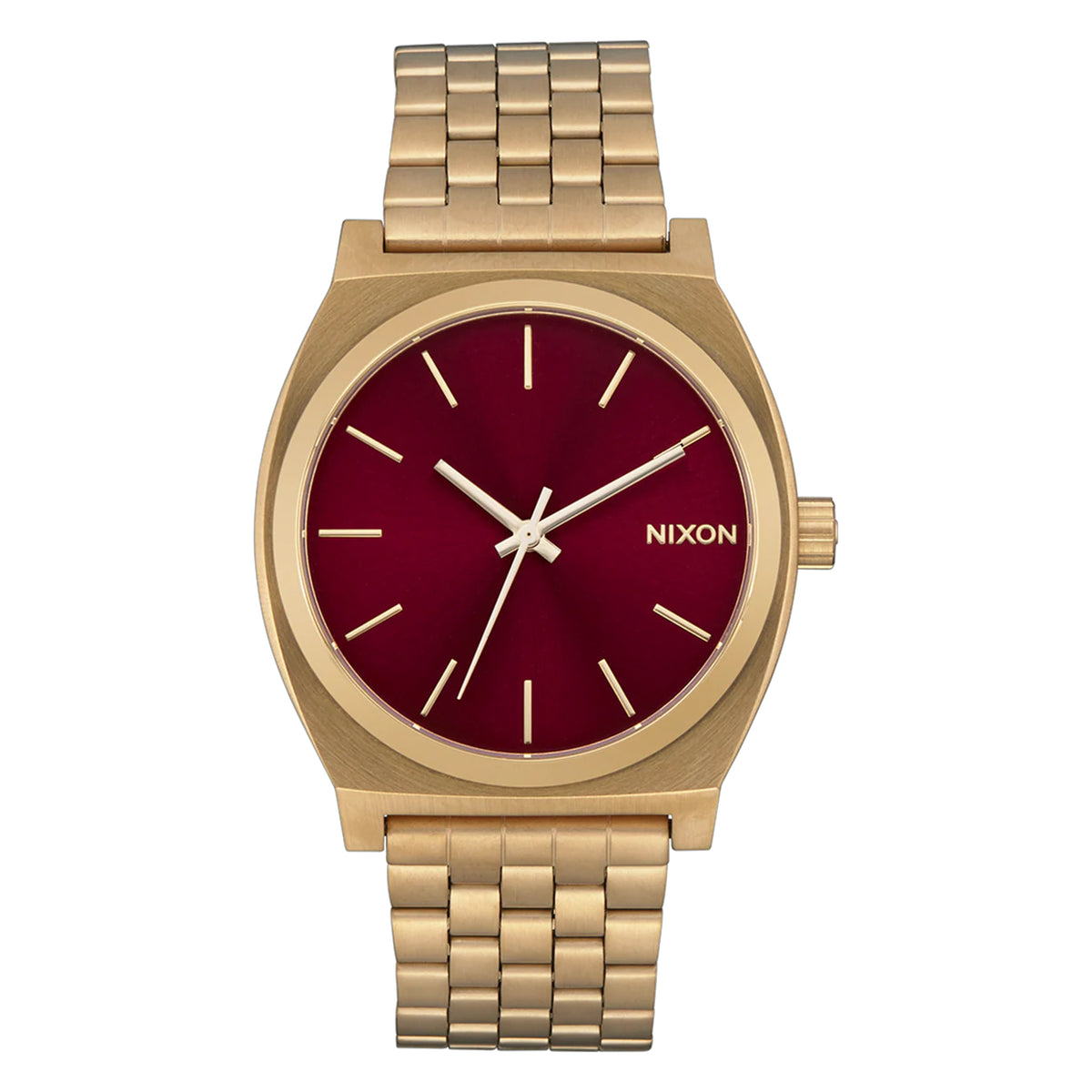 Nixon Time Teller Men's Watch - Gold/Oxblood Sunray