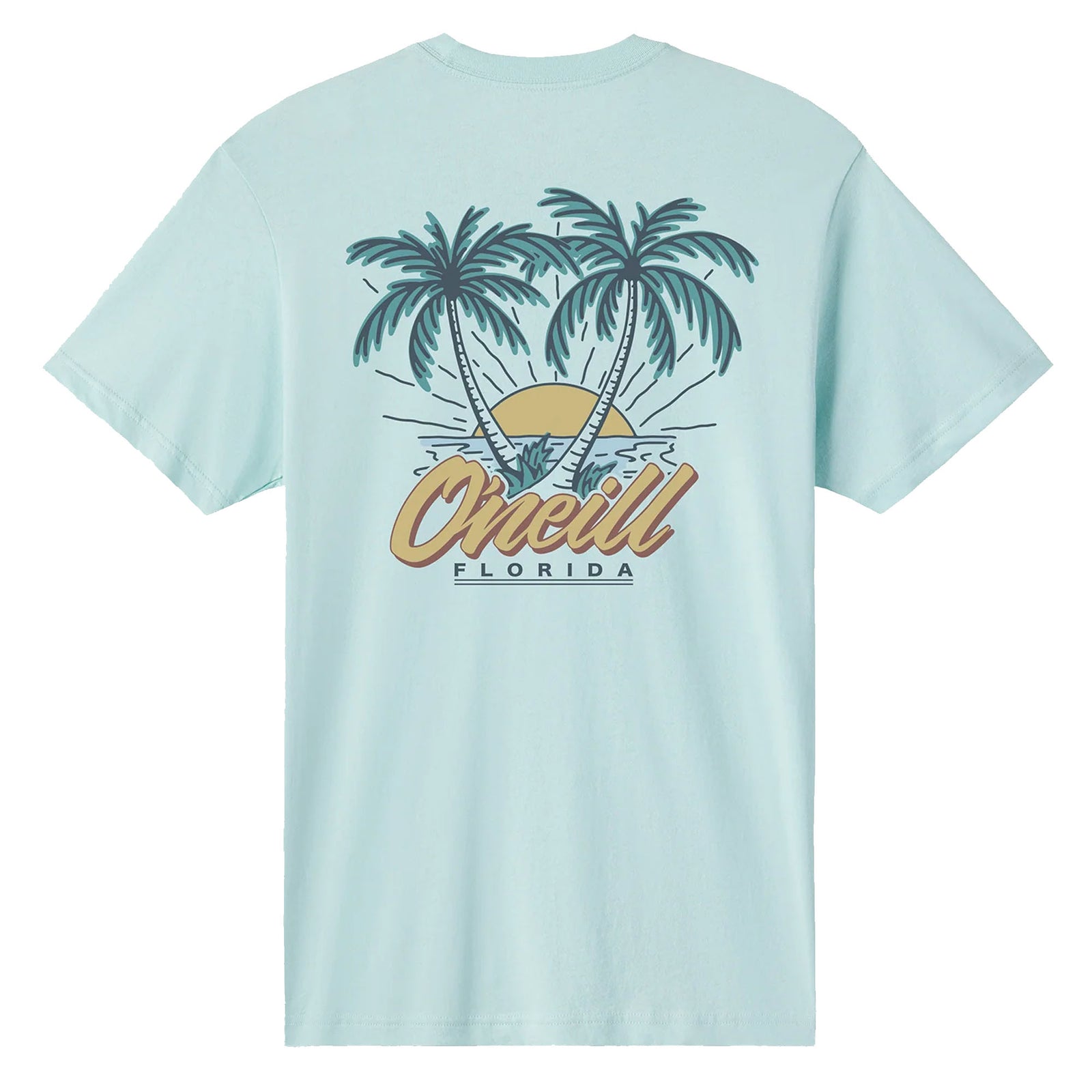 O'Neill Daybreak Standard Men's S/S T-Shirt - Pastel Turquoise