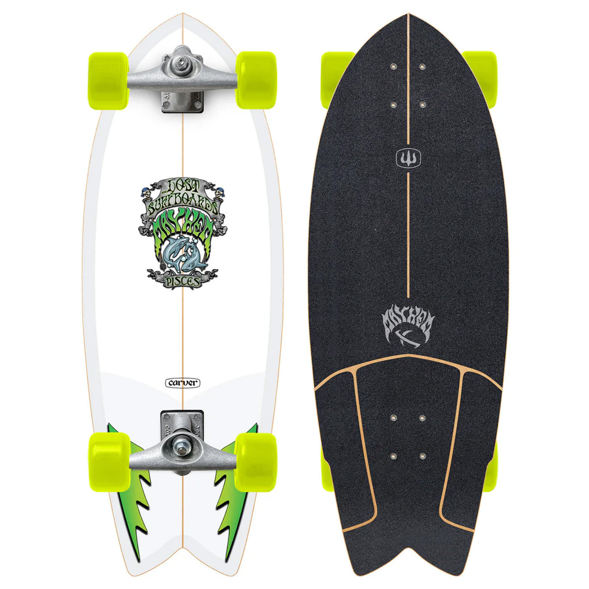 Carver CX Lost Pisces 29.5" Surfskate Complete