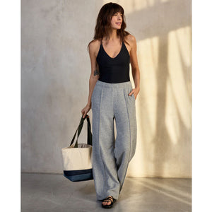 Outerknown Hightide Wide Leg Women's Pants - Heather Grey