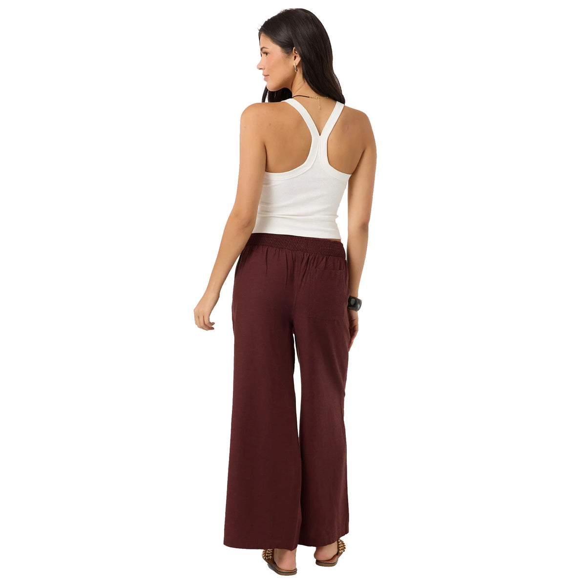 O'Neill Keen Linen Women's Pants - Chocolate