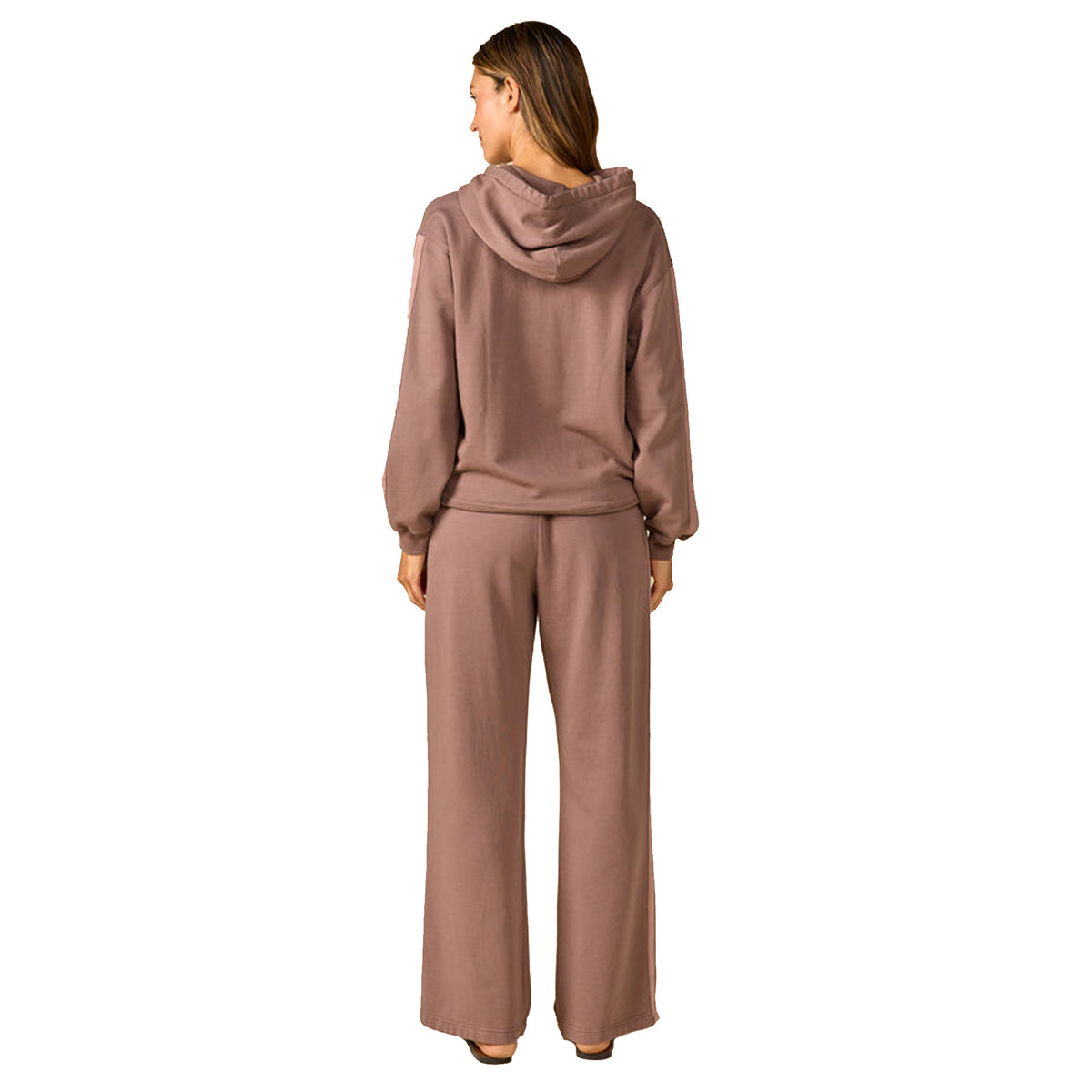 Outerknown The Sideline Club Women's L/S Hoodie - Peppercorn