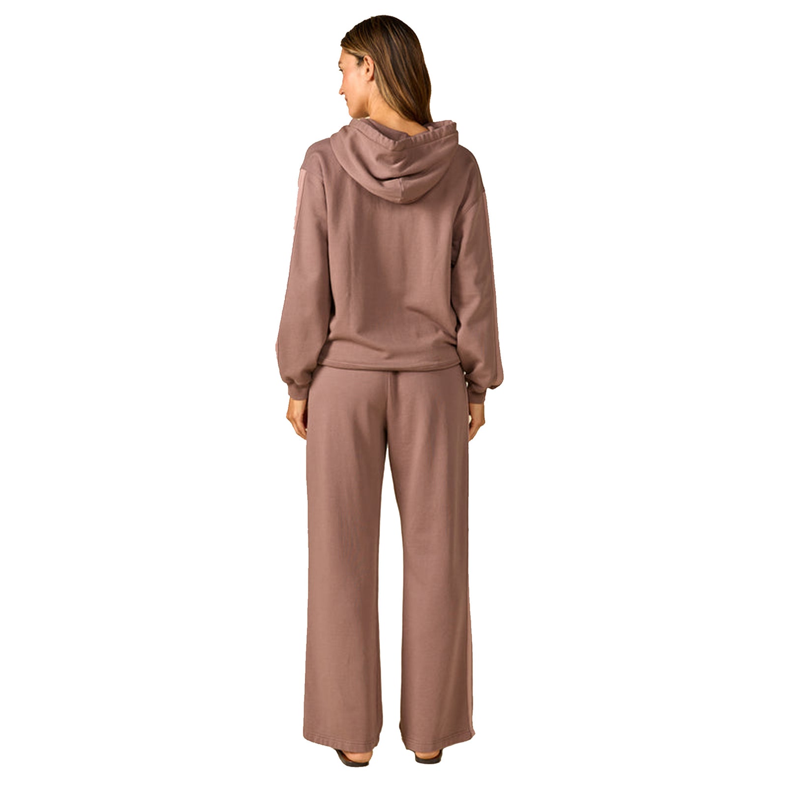 Outerknown The Sideline Club Women's L/S Hoodie - Peppercorn