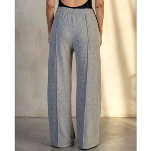 Outerknown Hightide Wide Leg Women's Pants - Heather Grey