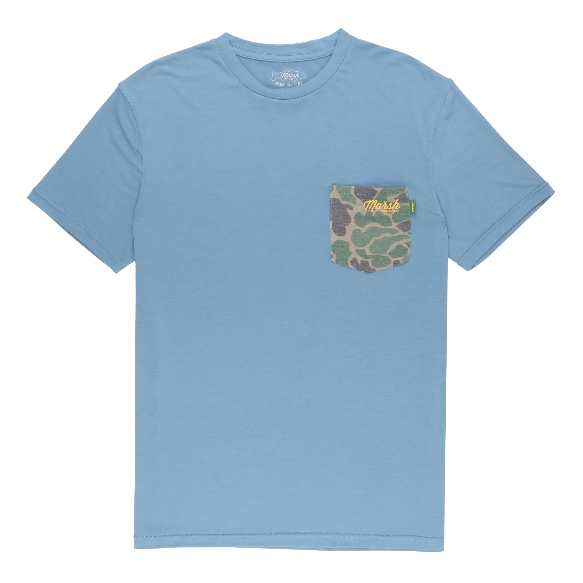 Marsh Wear Mallard Camo Pamilco Men's S/S Pocket T-Shirt