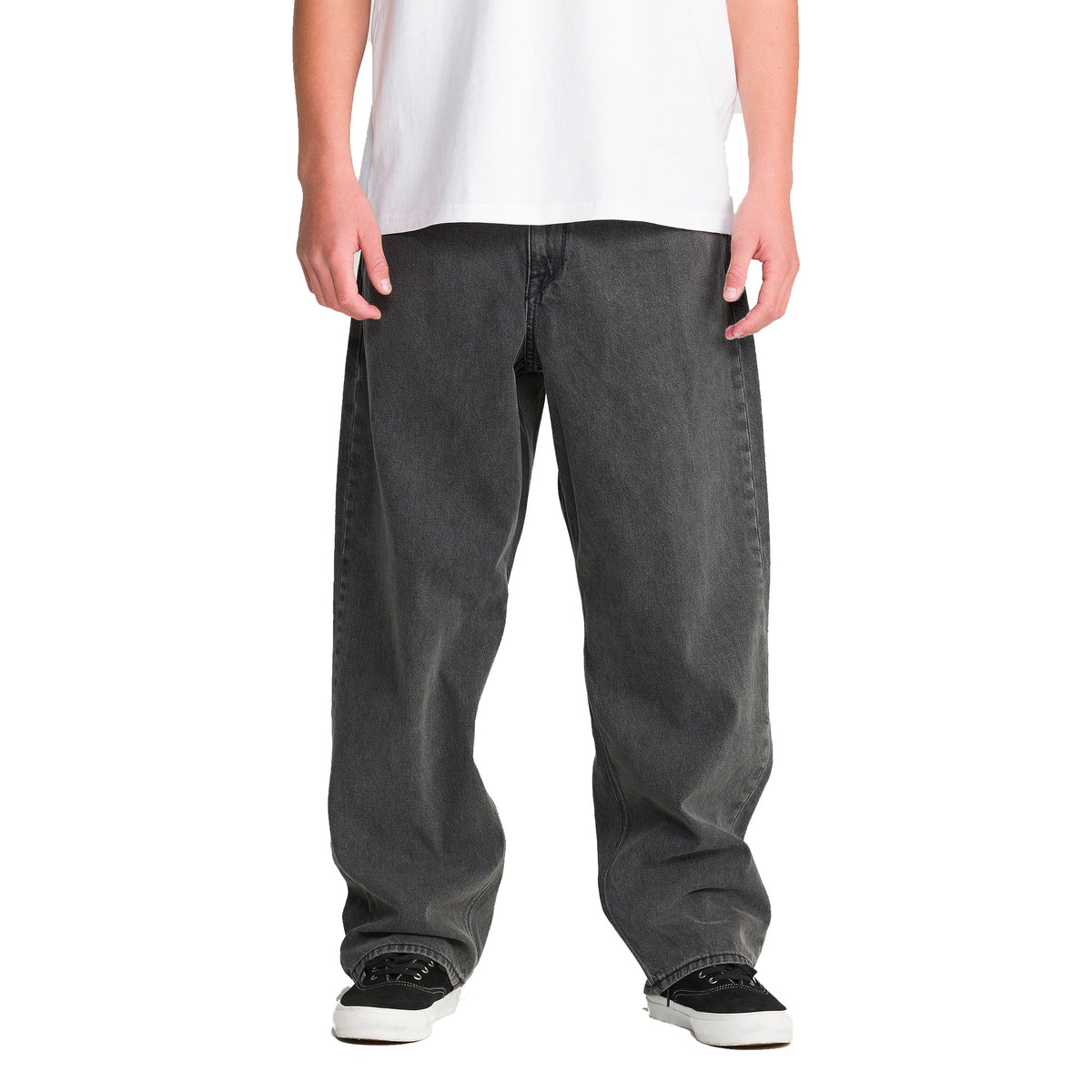 Volcom Billow Denim Men's Pants - Charcoal/Black