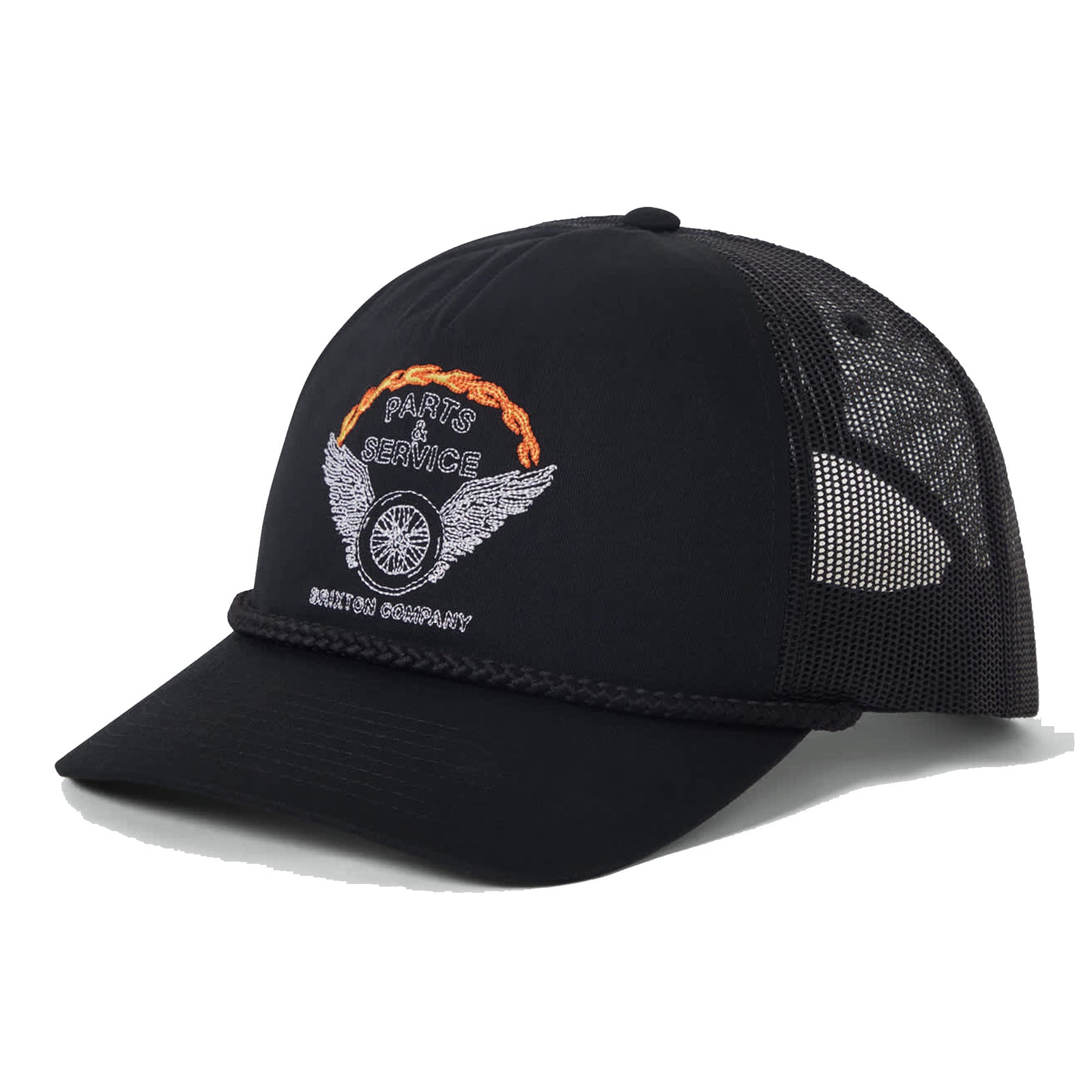 Brixton Leeway Trucker Men's Hat - Black/Black
