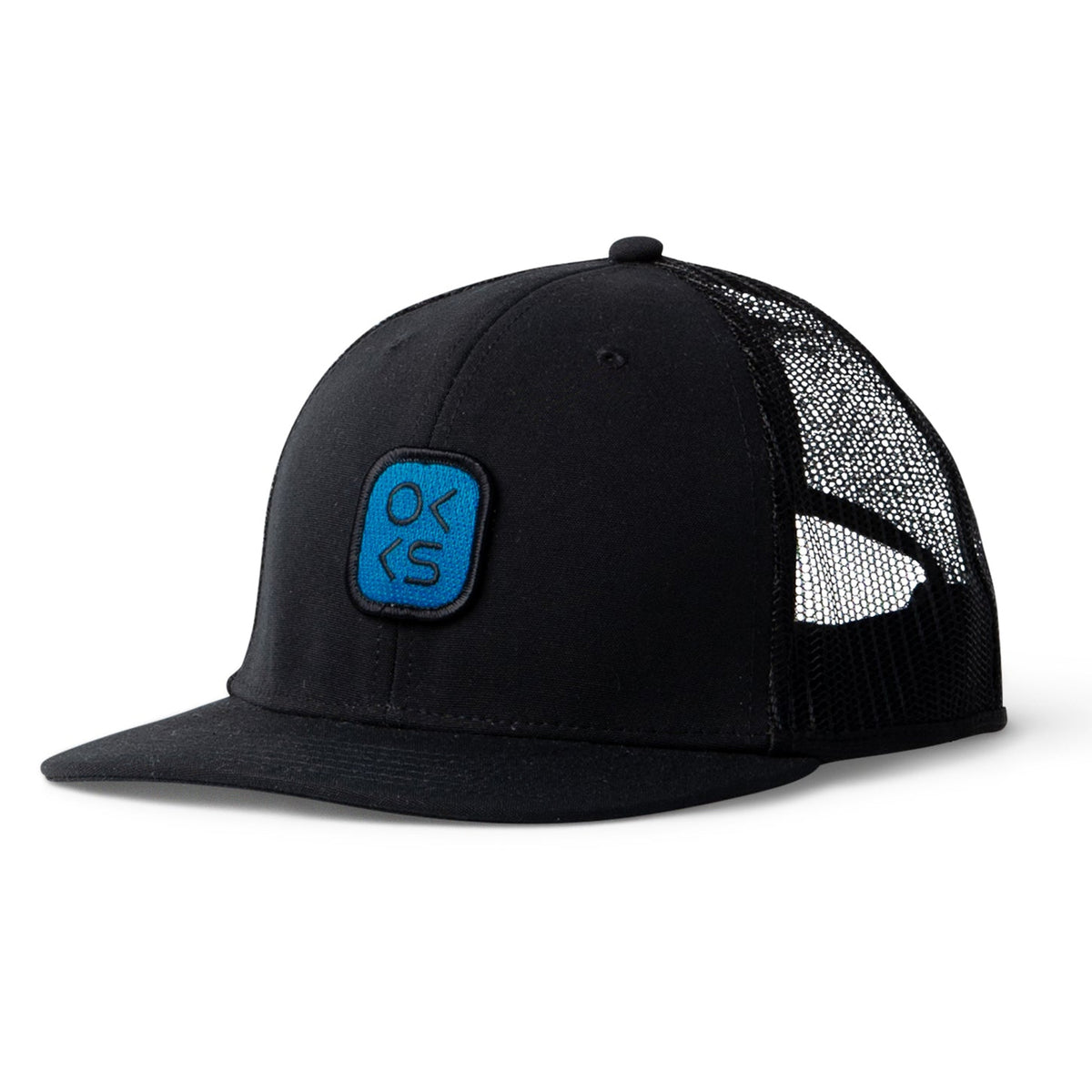 Outerknown OK KS Patch Men's Trucker Hat - Pitch Black