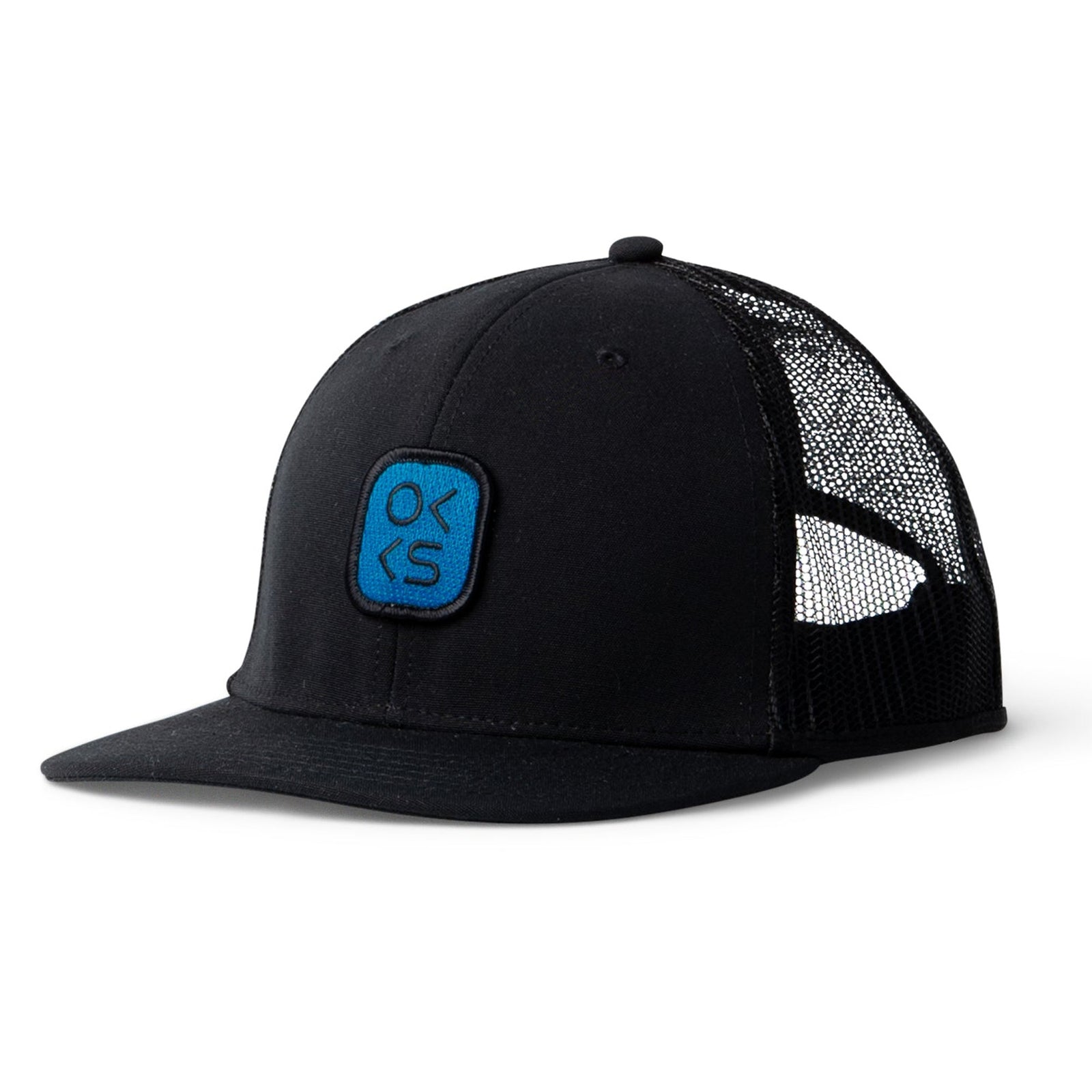 Outerknown OK KS Patch Men's Trucker Hat - Pitch Black