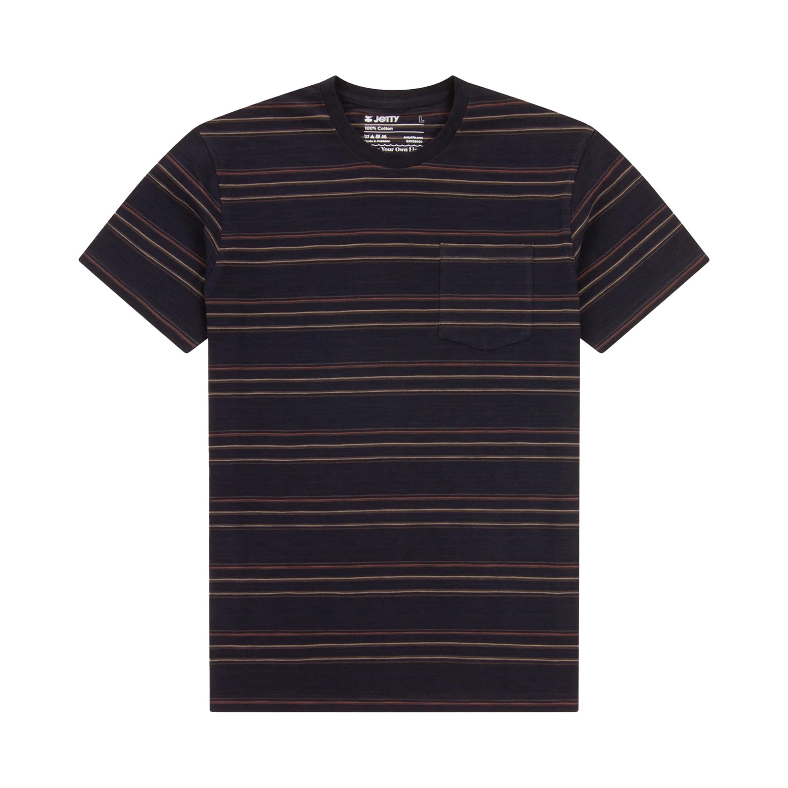 Jetty Pehala Slub Premium Men's S/S T-Shirt - Navy