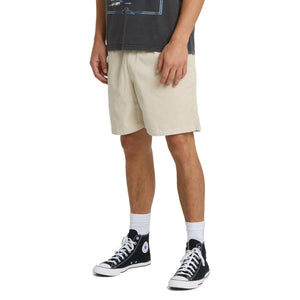 Quiksilver Taxer Cord Elastic 18" Men's Walkshorts - Peyote