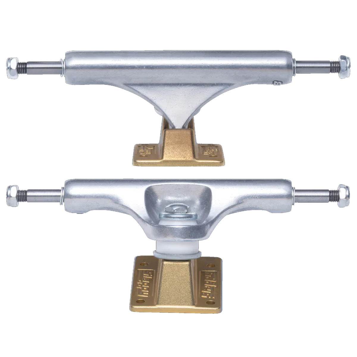 Slappy ST1 Inverted Hollow Light Skateboard Trucks - 8.0/Polished Gold