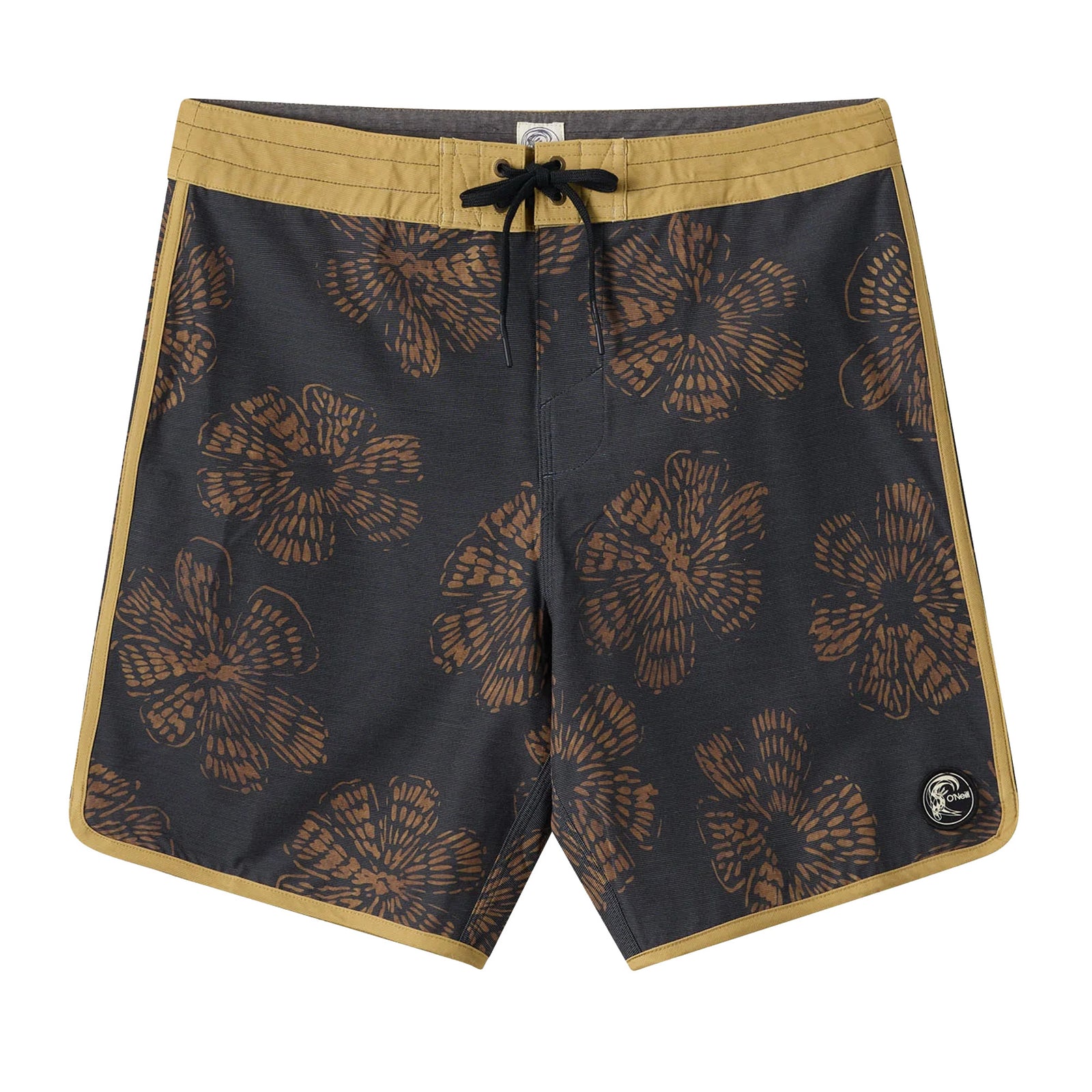O'Neill O'Riginals Print Scallop 18" Men's Boardshorts - Phantom