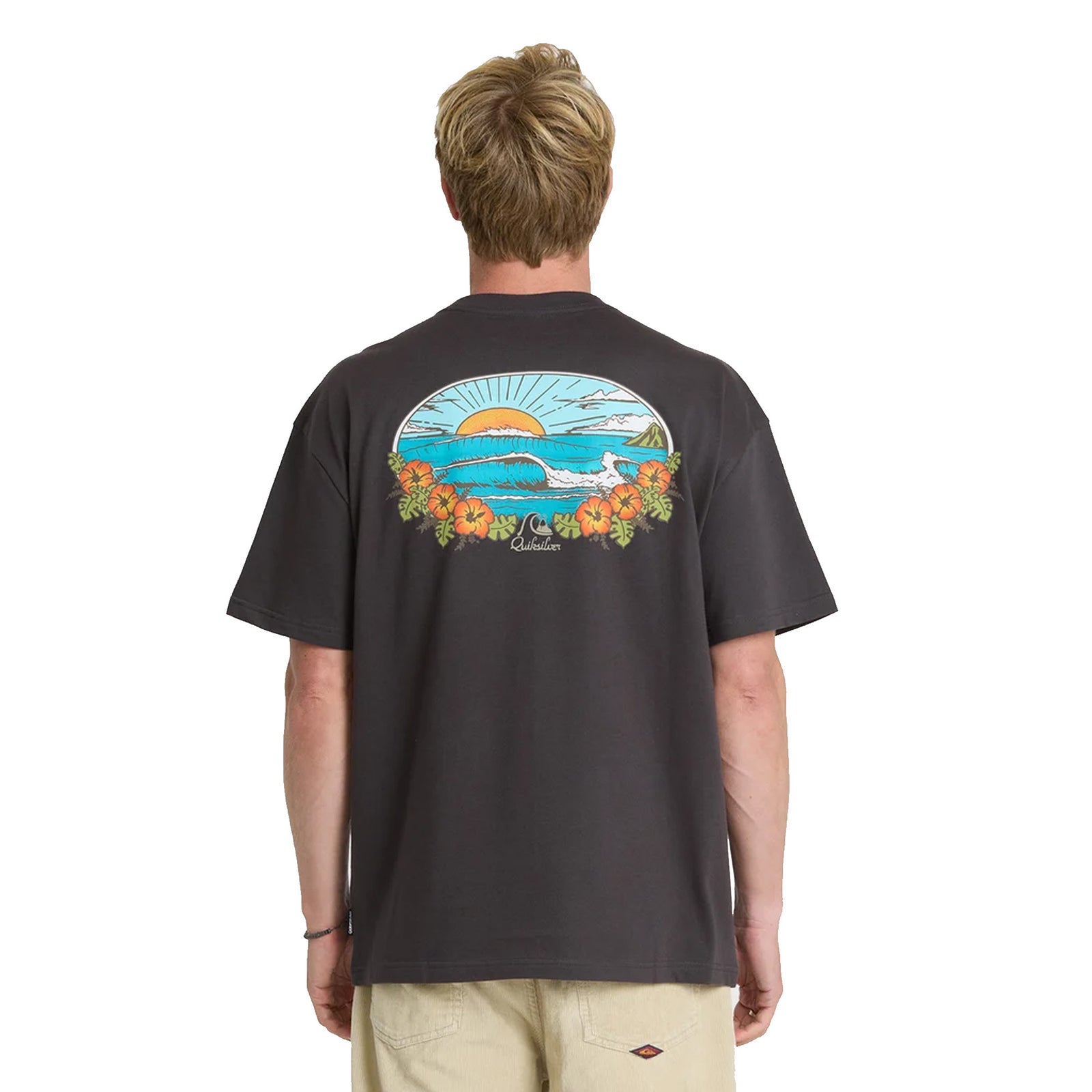 Quiksilver A Frames Original Knit Men's S/S T-Shirt - Phantom