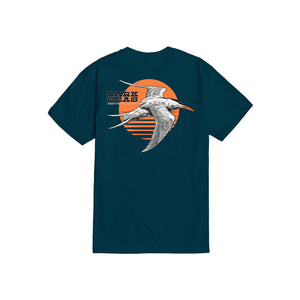 Dark Seas Tern Bird Premium S/S T-Shirt - Pine