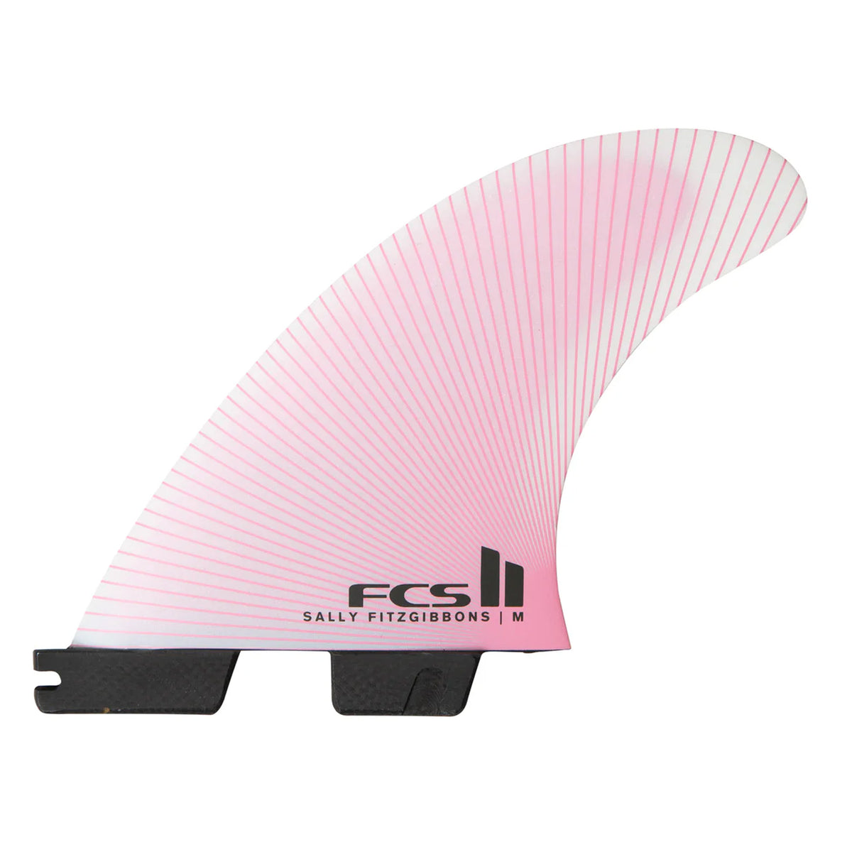 FCS II Sally Fitzgibbons Tri Surfboard Fins - Medium/Dusty Pink