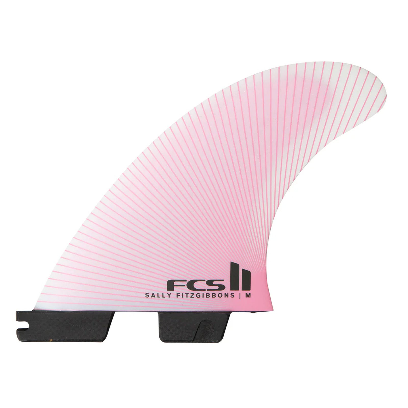 FCS II Sally Fitzgibbons Tri Surfboard Fins - Medium/Dusty Pink