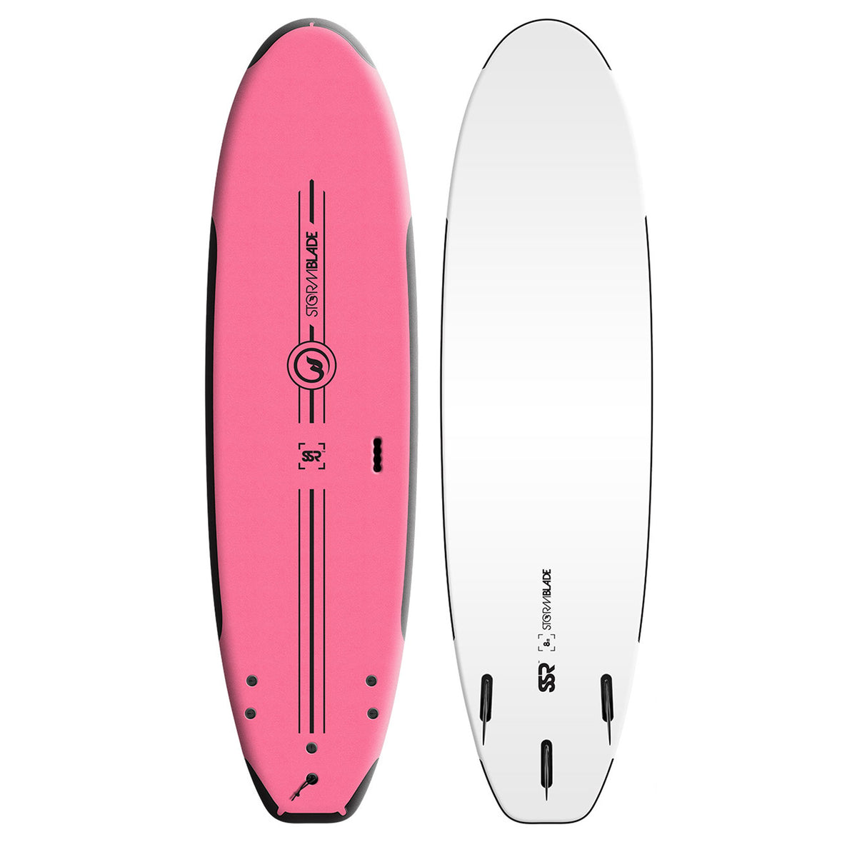 Storm Blade SSR 8'0 Soft Surfboard - Pink Limited Edition