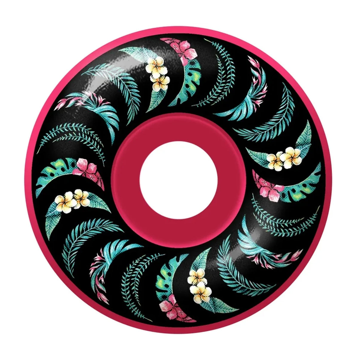 Spitfire F4 99a Classic Floral Swirl 52mm Skateboard Wheels - Pink