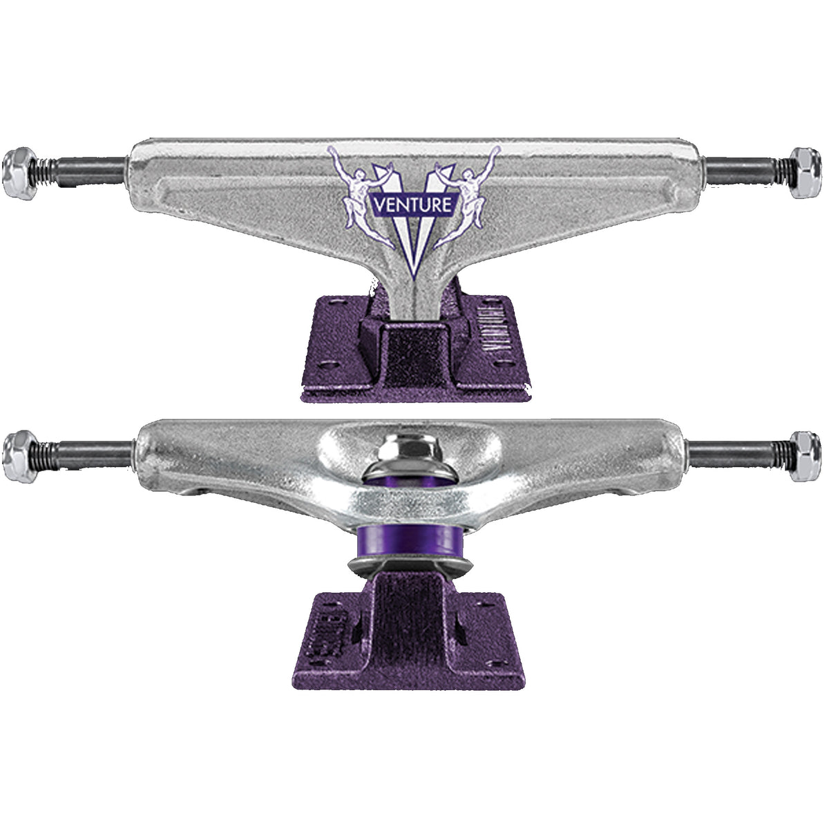 Venture Hi V-Light Awake 5.25" Skateboard Trucks - Plum/Polished