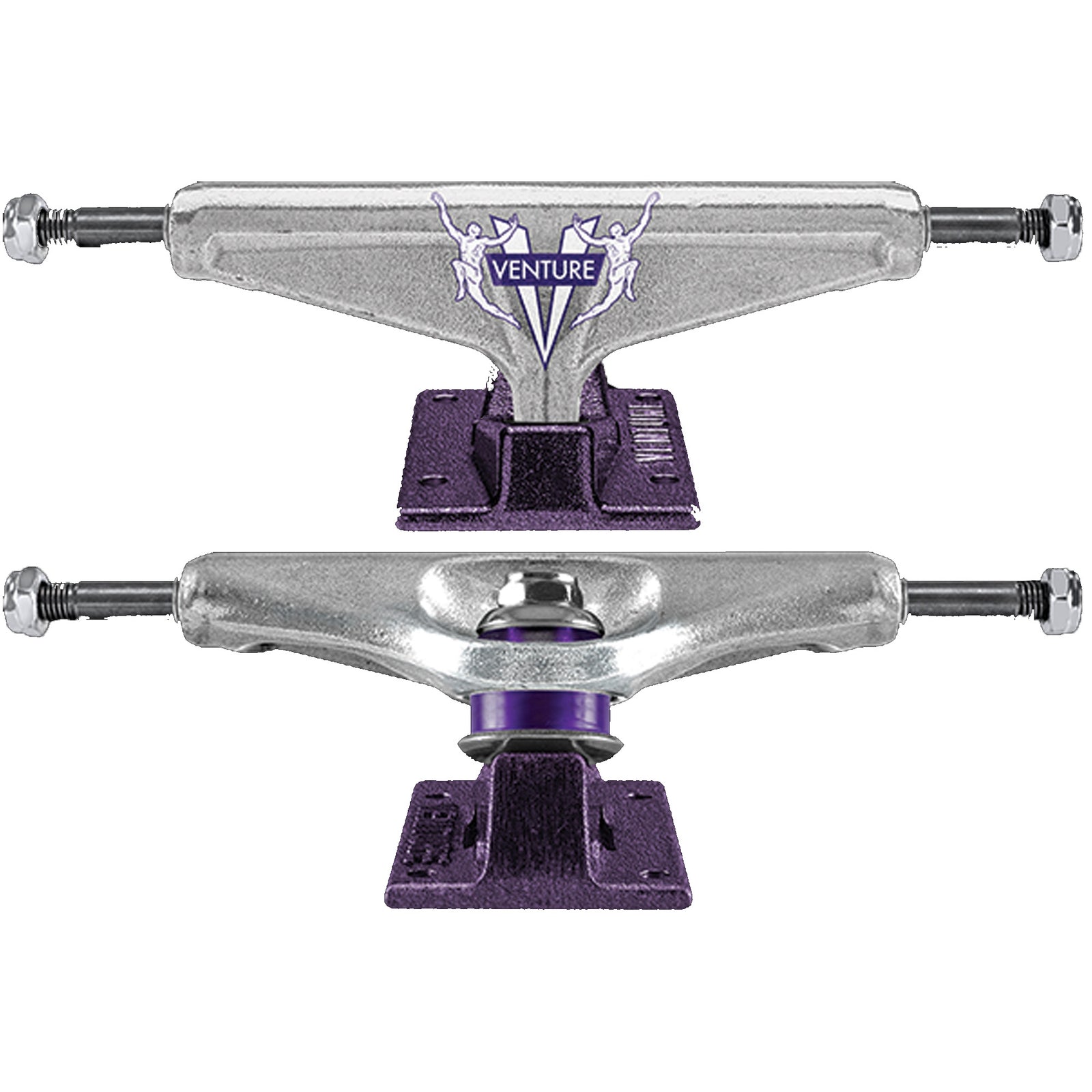 Venture Hi V-Light Awake 5.25" Skateboard Trucks - Plum/Polished