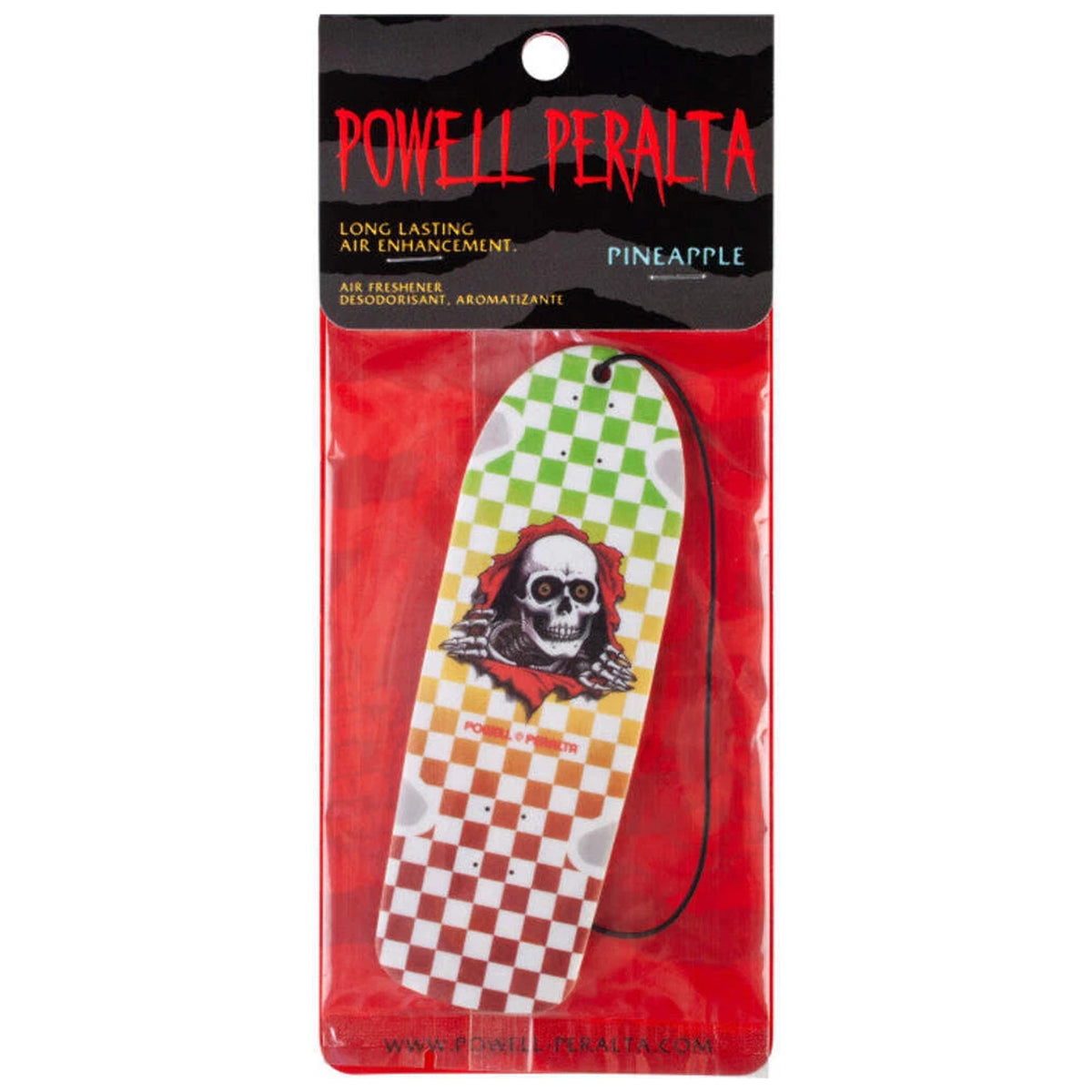 Powell Peralta Ripper Checkered Air Freshener - Rasta