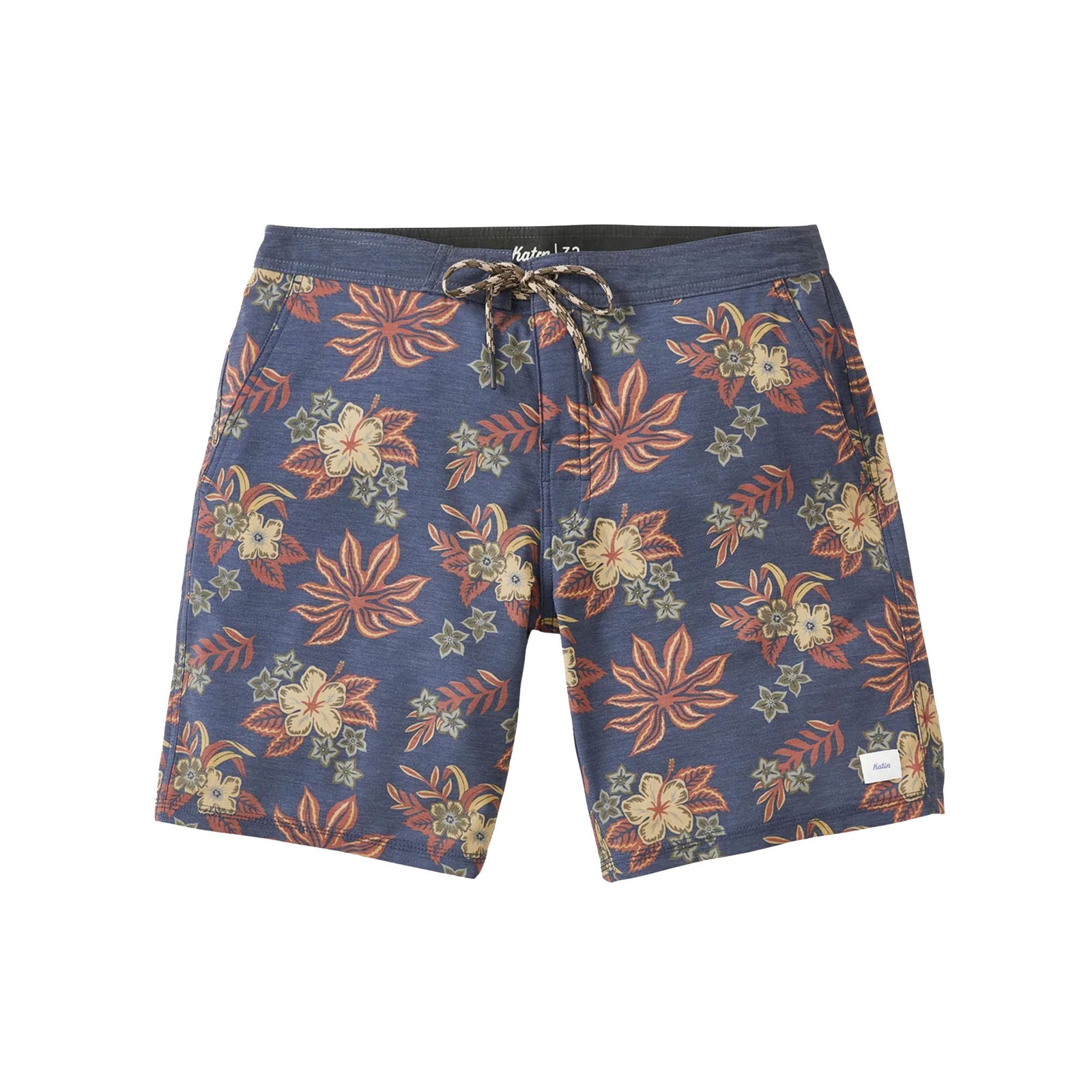 Katin Benji Hybrid 18" Men's Boardshorts - Polar Navy