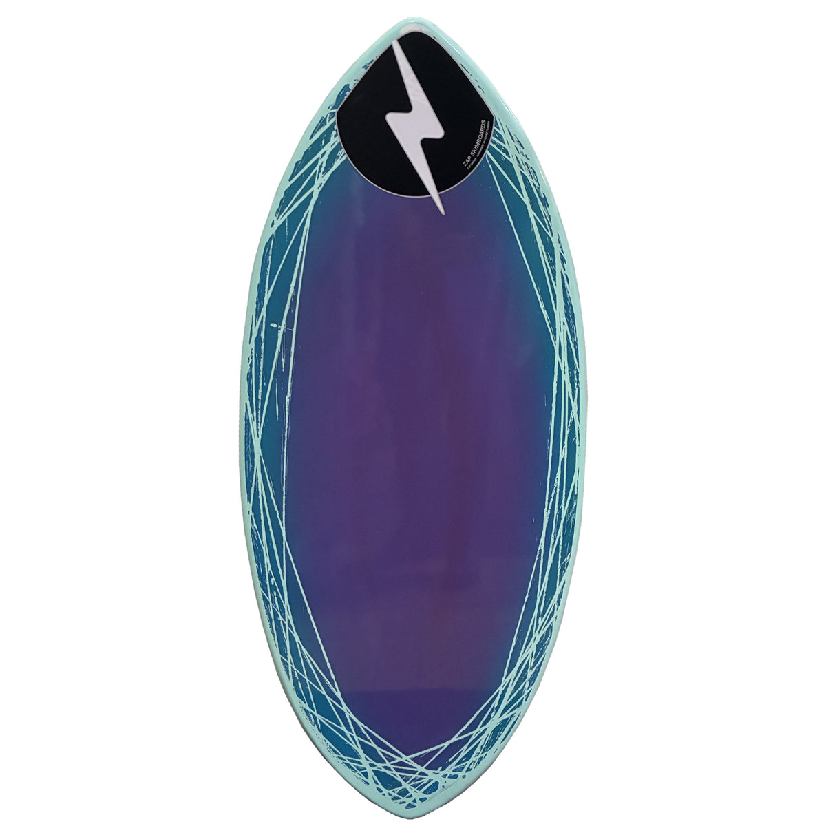 Zap Small Wedge 40" Skimboard - Purple/Sky Blue