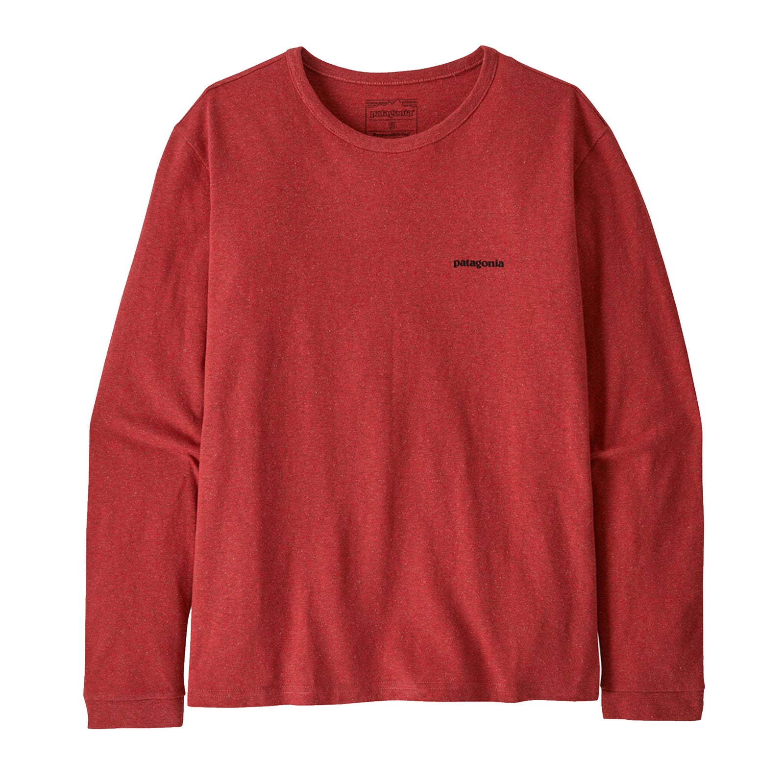 Patagonia P-6 Logo Responsibili-Tee® Women's L/ Shirt - Potters Red