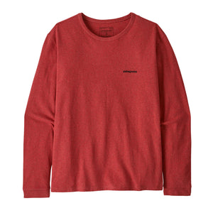 Patagonia P-6 Logo Responsibili-Tee® Women's L/ Shirt - Potters Red