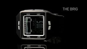 Vestal Brig Tide & Train Watch - Black/White