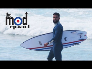 Lost Mod Quad 5'7 Surfboard - Futures