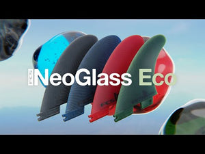 FCS II Connect Neo ECO Glass Longboard Fin - 8"/Dusty Blue