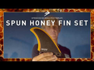 Firewire Spun Honey 5-Fin Futures Surfboard Fins - Large/Black