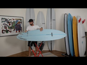 Thunderbolt Mid 6 Mini 6'4 Surfboard - FCS II