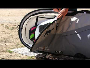 Pro-Lite Smuggler Series Shortboard Double/Triple Travel Surfboard Bag - Grey