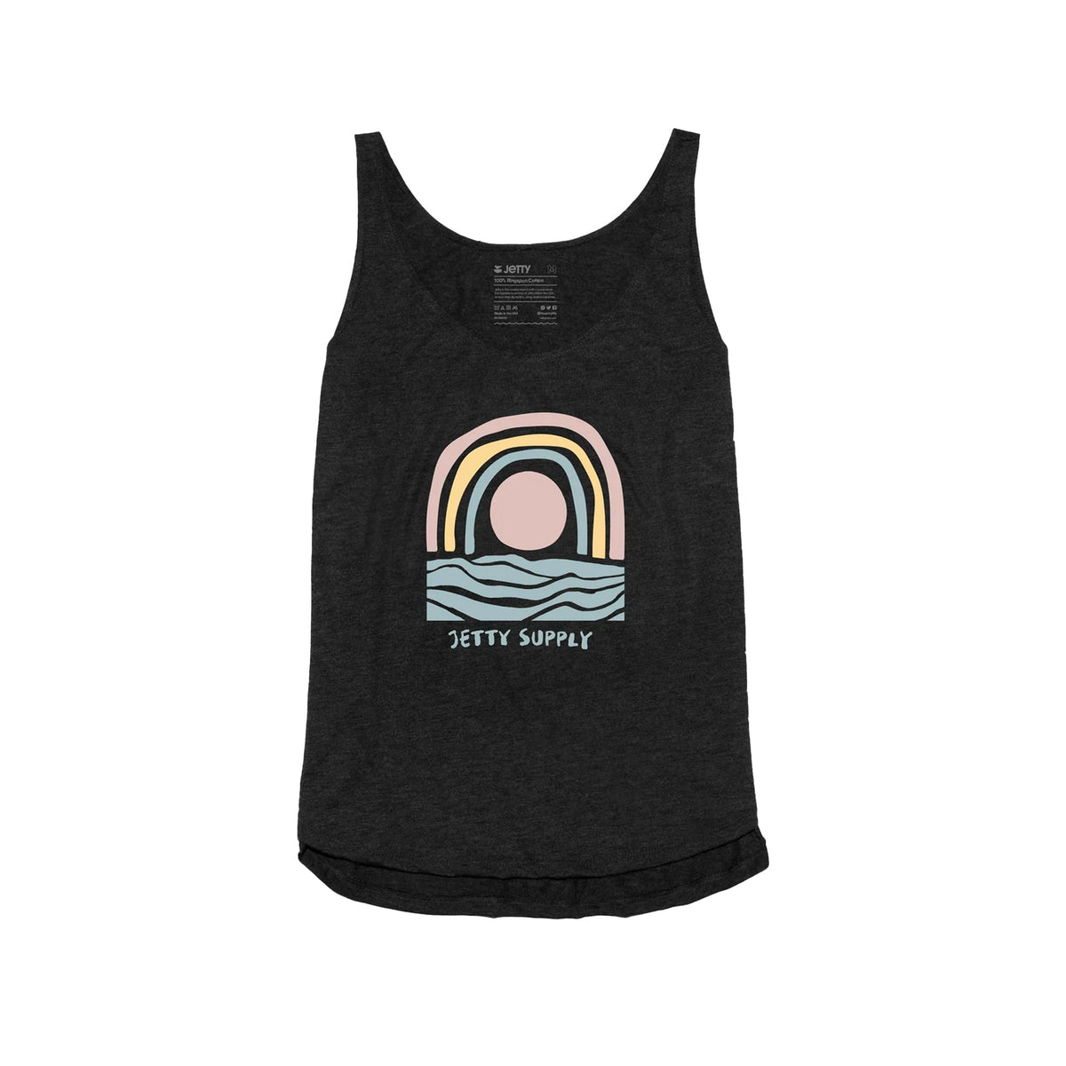 Jetty Prisma Youth Girl's Tank Top - Black