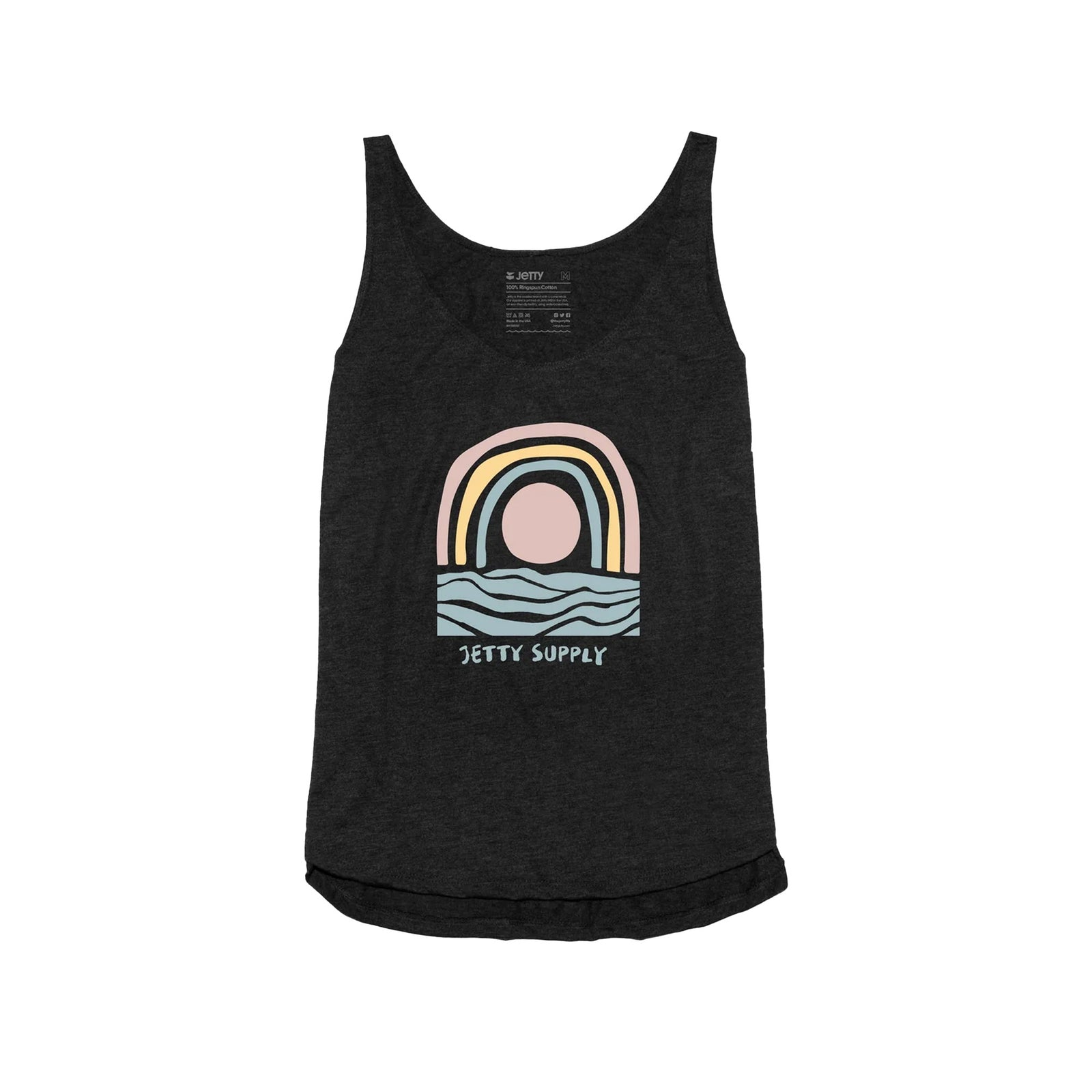 Jetty Prisma Youth Girl's Tank Top - Black