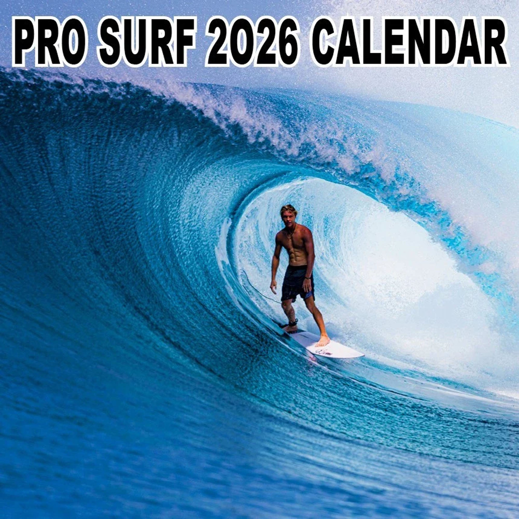 Global Surf Pro Surfer 2026 Calendar