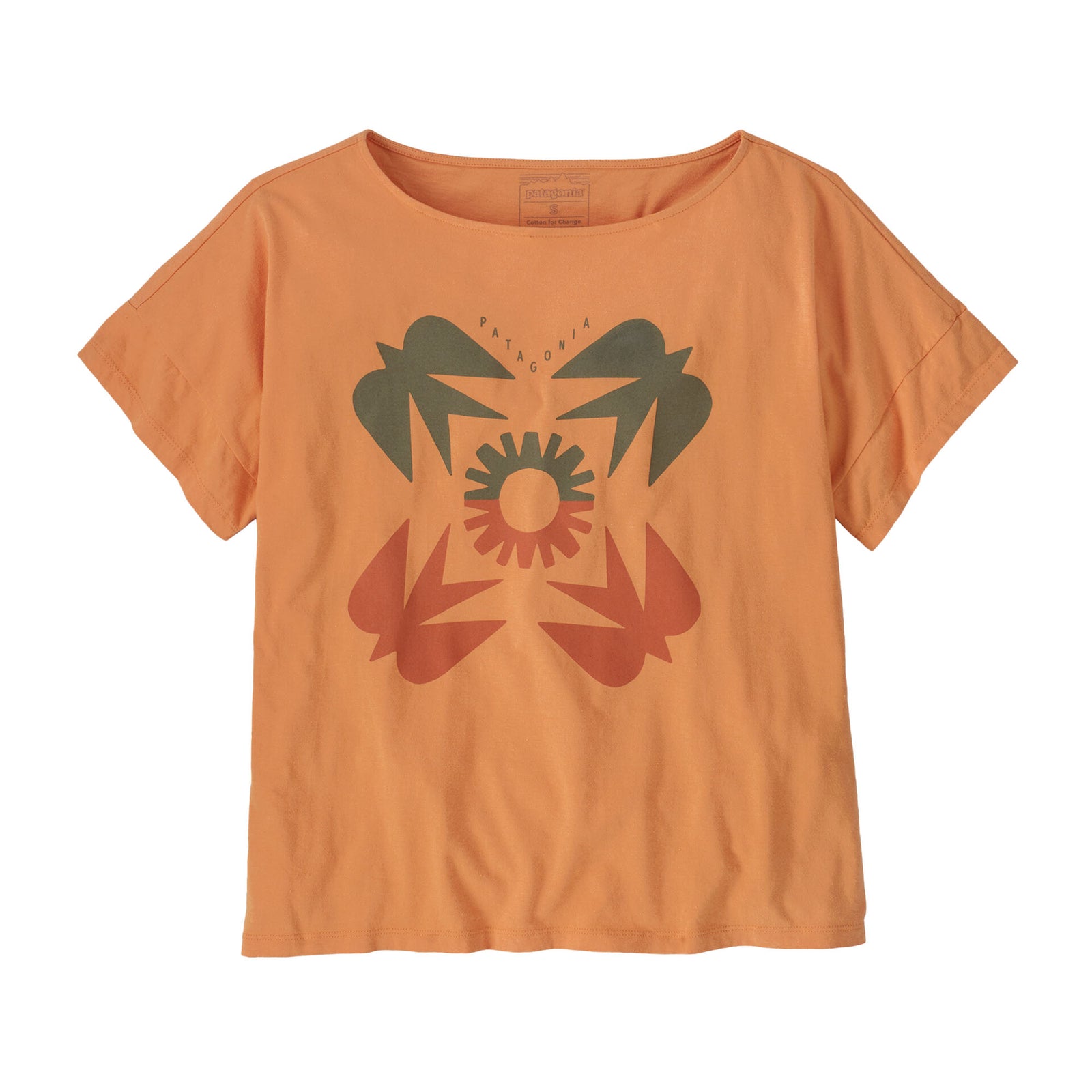 Patagonia Sunfirst Relaxed Drop-Sleeve Organic Women's S/S T-Shirt - Heirloom Peach