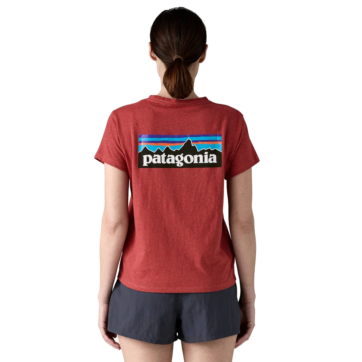 Patagonia P-6 Logo Responsibili-Tee® Women's S/S T-Shirt - Potters Red