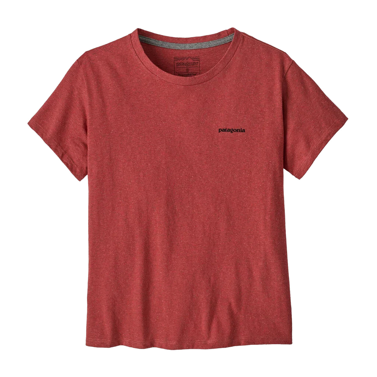 Patagonia P-6 Logo Responsibili-Tee® Women's S/S T-Shirt - Potters Red