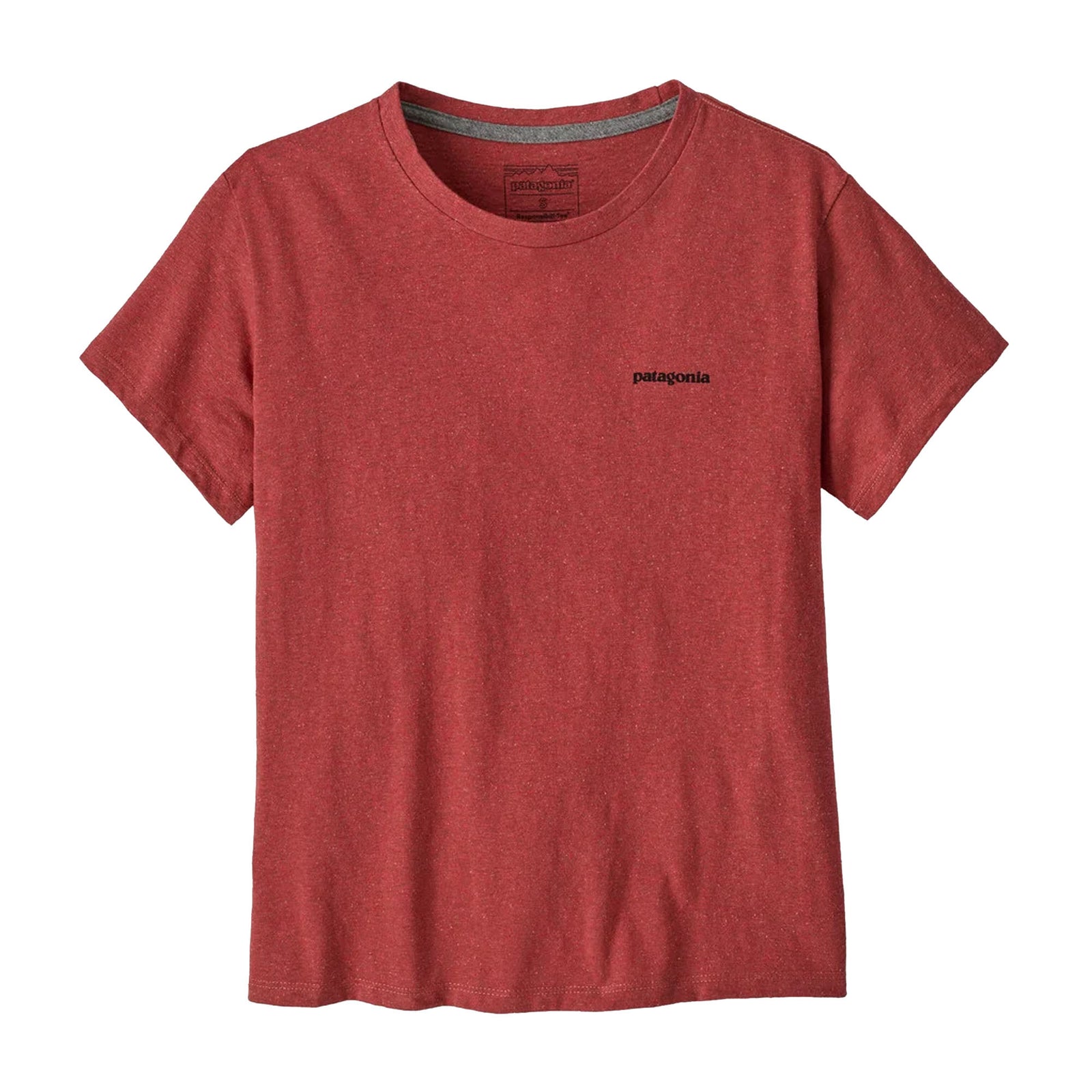 Patagonia P-6 Logo Responsibili-Tee® Women's S/S T-Shirt - Potters Red