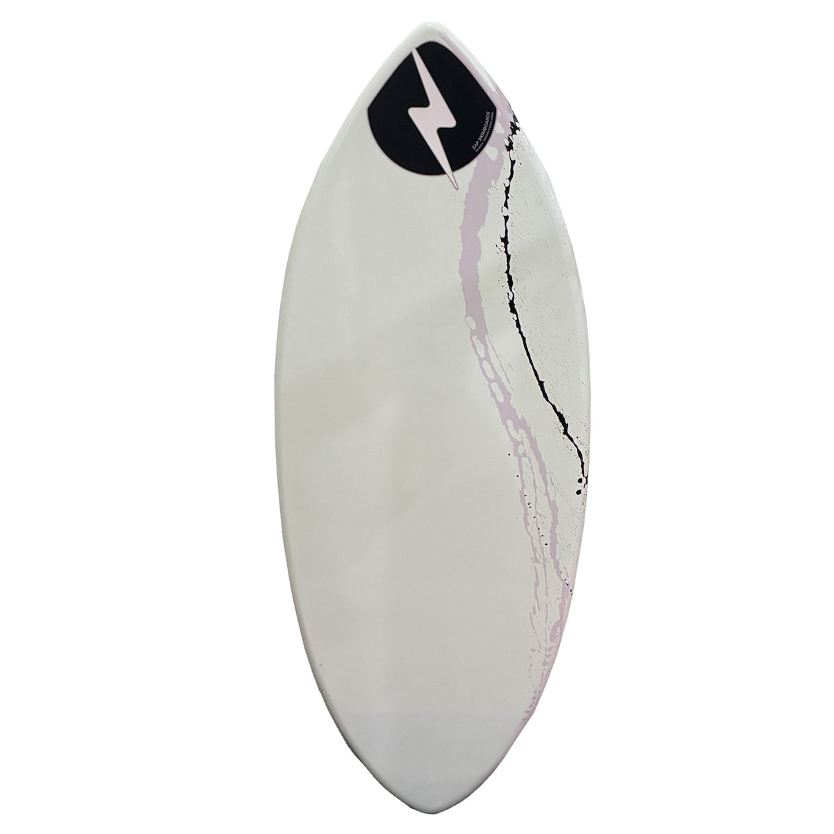 Zap Large Wedge 49" Skimboard - Punk White