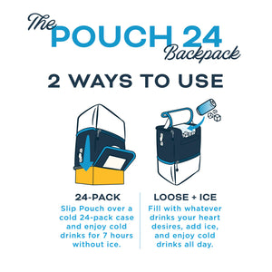 Kanga Coolers Pouch 24-Pack Backpack Cooler - Malibu