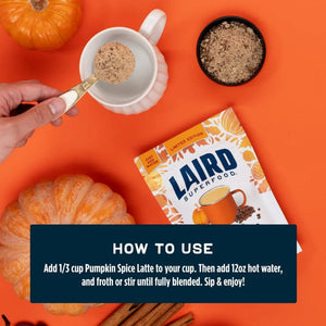 Laird Superfood Pumpkin Spice Instant Latte - 8oz