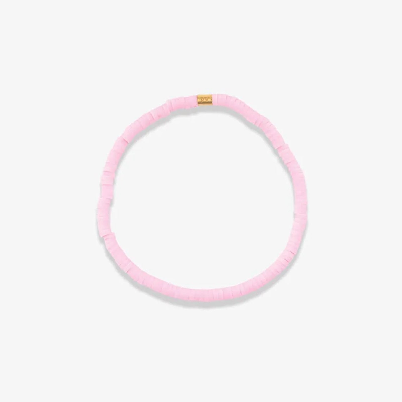 Pura Vida Solid Cabrillo Stretch Bracelet - Baby Pink