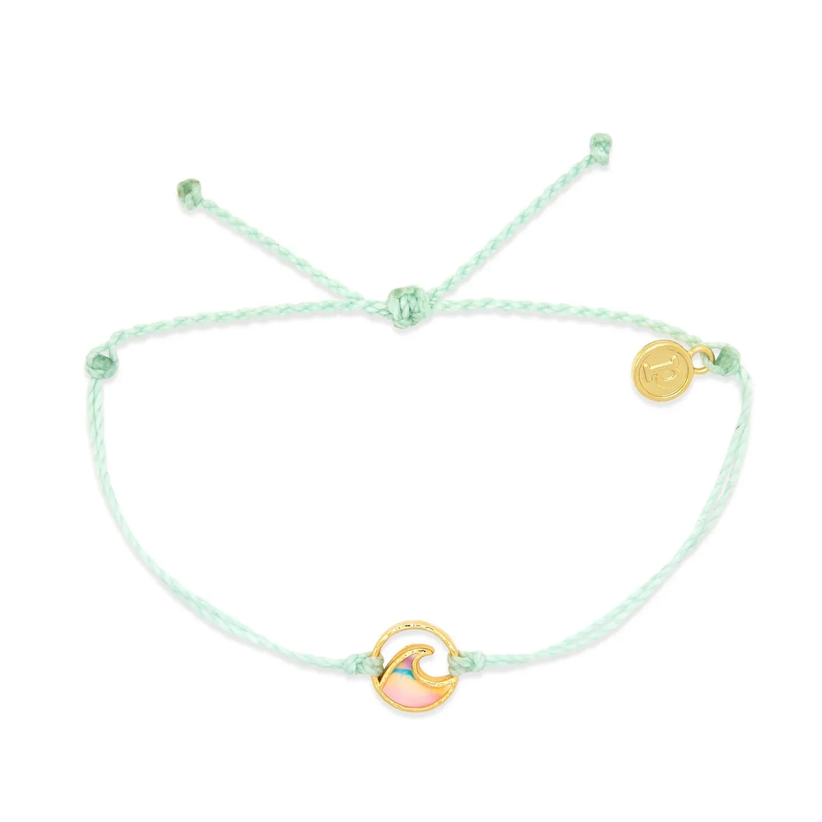 Pura Vida Ombre Wave GD Charm Bracelet - Winter Fresh